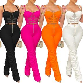 img 1 attached to Zoctuo Jumpsuits Clubwear Jumpsuit Hollowing Women's Clothing ~ Jumpsuits, Rompers & Overalls