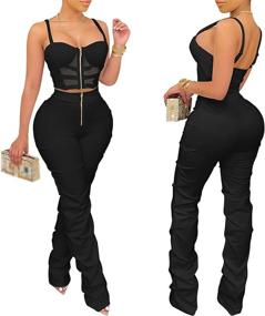img 2 attached to Zoctuo Jumpsuits Clubwear Jumpsuit Hollowing Women's Clothing ~ Jumpsuits, Rompers & Overalls