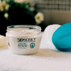 img 3 attached to SEACRET Body Butter: Luxurious Moisturizing Cream With Shea Butter, Dead Sea Minerals And Vitamins E & C In A Delightful 8.5 FL. OZ Jar