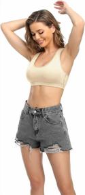 img 1 attached to Get A Comfortable And Stylish Workout In The DYLH Women'S Longline Sports Bra