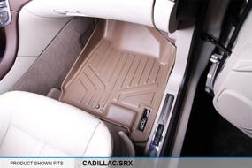 img 2 attached to 🏆 MAXLINER Tan Floor Mats for Cadillac SRX 2010-2016 - 1st Row Liner Set