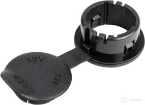 img 1 attached to 🔌 Genuine GM Parts 15187371 Ebony Accessory Power Receptacle Cover: A Perfect Fit for Your Vehicle