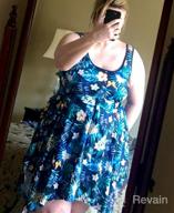 img 1 attached to DANIFY Plus Size Swim Dress: Flattering Tummy Control And Retro Style For Ultimate Beach Confidence review by Brian Tompkins