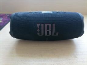 img 5 attached to JBL CHARGE 5: Gray Portable Bluetooth Speaker with Waterproof IP67 rating and USB Charge Out