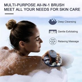 img 2 attached to 🛀 Silicone Exfoliating Cleansing Sensitive Personal Care: Bath & Bathing Accessories by BEAUTAIL