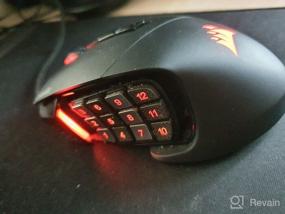 img 5 attached to Corsair Scimitar Pro RGB MMO Gaming Mouse - 🖱️ 16000 DPI Optical Sensor, 12 Programmable Buttons - Yellow (Model: CH-9304011-NA)