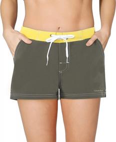 img 4 attached to Stylish And Comfortable Women'S Board Shorts For Swimming And Sports