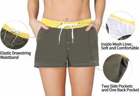 img 2 attached to Stylish And Comfortable Women'S Board Shorts For Swimming And Sports