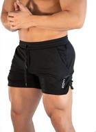 men's gym shorts - quick dry workout shorts with pockets for active running and bodybuilding on sandbanks логотип
