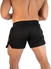 img 3 attached to Men'S Gym Shorts - Quick Dry Workout Shorts With Pockets For Active Running And Bodybuilding On Sandbanks