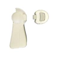 🚪 kidco s353 door lever lock white: secure your home and keep kids safe логотип