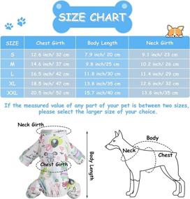 img 3 attached to 🐶 Comfy and Cute: 3-Piece Puppy Pajamas Set for Small-Medium Dogs