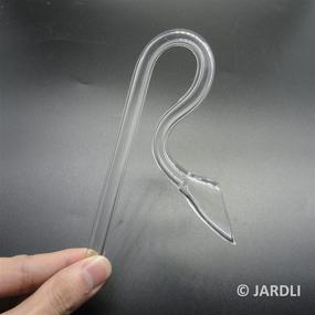 img 1 attached to JARDLI Glass Lily Pipe Mini Inflow & Violet Outflow: Perfect for Nano Planted Tanks and Aquascaping