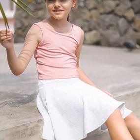 img 2 attached to Adorable BOOPH Mini Flare Skirts For Girls: Perfect For Casual Styling And Playtime Fun!