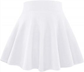 img 4 attached to Adorable BOOPH Mini Flare Skirts For Girls: Perfect For Casual Styling And Playtime Fun!