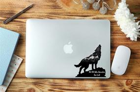 img 3 attached to United Color Wolf Sticker Mountains Exterior Accessories