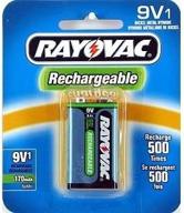 🔋 аккумулятор rayovac rechargeable nimh 9 вольт, 1 штук в упаковке (3 штуки) - включены различные упаковки логотип