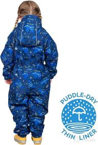 img 3 attached to 🌧️ JAN & JUL Puddle-Dry Waterproof Adjustable Rain Suit: Ultimate Protection for Toddler and Kids