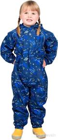 img 4 attached to 🌧️ JAN & JUL Puddle-Dry Waterproof Adjustable Rain Suit: Ultimate Protection for Toddler and Kids