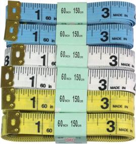 img 4 attached to 6Pc 60In/150Cm Sewing Tape Measure Set - HTS 103D3