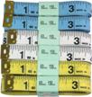6pc 60in/150cm sewing tape measure set - hts 103d3 logo