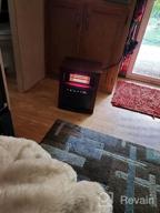 img 1 attached to Stay Warm And Cozy With 1500W Infrared Electric Space Heater- Perfect For Large Rooms With 3 Heat Modes, Remote Control, Timer, And Safety Features! review by Muharik Khalifa
