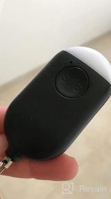 img 5 attached to 130DB USB перезаряжаемый брелок для персональной сигнализации для самообороны - устройство оповещения о безопасности SOS для женщин от WETEN (белый с принтом Санта-Клауса)