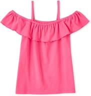 childrens place shoulder matchable simplywht girls' clothing at tops, tees & blouses logo