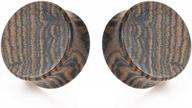 0g-1'' 8mm-25mm natural wood ear gauges tunnels stretcher - tbosen 1pairs saddle plugs jewelry logo