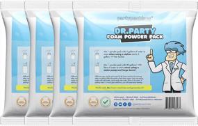 img 4 attached to Dr. Party Foam Powder Pack: Ultimate Foam Machine Fun With 4 Packs Of Powder And FOMO Replacement Sock For Up To 480 Gallons Of Foam Party