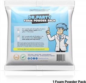 img 3 attached to Dr. Party Foam Powder Pack: Ultimate Foam Machine Fun With 4 Packs Of Powder And FOMO Replacement Sock For Up To 480 Gallons Of Foam Party