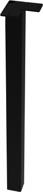 live edge timber co. - 20" pedestal leg - black - 4 piece logo