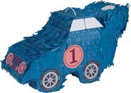 fiesta car piñata for cinco de mayo and kids birthday party, 17 x 9 x 6.3 in. for fun taco party supplies, luau event photo props, mexican theme decor, carnivals and festivals, taco tuesday event logo