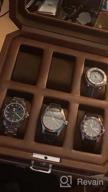 img 1 attached to Organize Your Timepieces In Style With ROTHWELL'S 6-Slot Leather Watch Box And Valet Drawer review by Aaron Allen