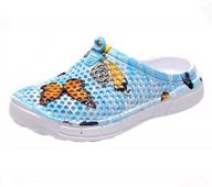 comfortable and breathable womens garden clogs: perfect for your outdoor adventures! logo