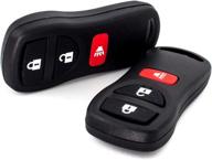 🔑 pair of autokeymax keyless entry remote key fobs for nissan and infiniti vehicles (frontier, armada, murano, pathfinder, quest, sentra, titan, versa, xterra, qx4, fx35, fx45) - kbrastu15 compatible логотип