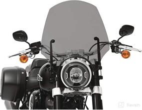 img 1 attached to 🏍️ Enhance Your Ride with the Memphis Shades El Paso Sportshield Without Mounts (Black Smoke)