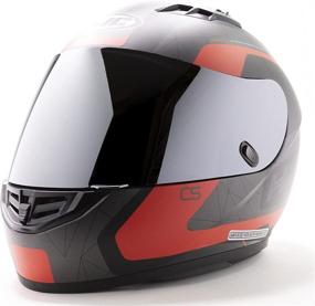 img 2 attached to 🔍 HJC HJ-09 Silver Mirrored Helmet Visor