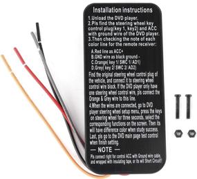 img 3 attached to KIMISS Steering Wheel Button Controller - Universal Multifunction Remote Control for Steering Wheel, Navigation, and 2 Din DVD