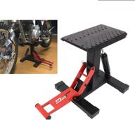 🏍️ height adjustable motorcycle dirt bike lift jack hoist stand table for easy lifting logo