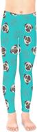 pattycandy stretchy tights for toddler girls: adorable lion, jungle animals, pug dogs, and space pet designs in unisex leggings, perfect for ages 2-13 yrs. logo