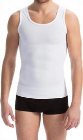 img 4 attached to Men'S Italian-Made Tummy Control Shaping Vest By Farmacell: Achieve The Perfect Body Shape