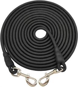img 4 attached to 🐾 SEPXUFORE Tie Out Rope Dog Leash: Heavy Duty Nylon Check Cord for Medium to Large Dogs - Versatile 8-50FT Length - Ideal for Indoor/Outdoor Playing, Camping, and Backyard Activities