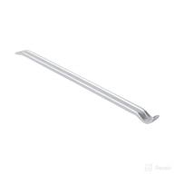 🔧 groz 24-inch nickel plated automotive tire spoon lever with hook and taper - 33182 logo
