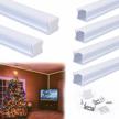 enhance your lighting system with muzata 6pack 3.3ft led channel system for strip tape light logo