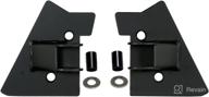 🚙 rugged ridge 11025.02 mirror relocation bracket kit for 97-02 jeep wrangler tj - durable black finish логотип