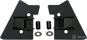 img 1 attached to 🚙 Rugged Ridge 11025.02 Mirror Relocation Bracket Kit for 97-02 Jeep Wrangler TJ - Durable Black Finish