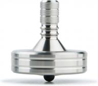 cnc machined stainless steel high performance spinning top - long lasting (best record 11:05), great time killer, edc desktop toy for serious players logo