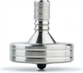 img 4 attached to CNC Machined Stainless Steel High Performance Spinning Top - Long Lasting (Best Record 11:05), Great Time Killer, EDC Desktop Toy For Serious Players