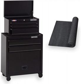 img 4 attached to CRAFTSMAN 5-Drawer Tool Chest Combo With 26-Inch Rolling Drawer Liner - CMST82763BK